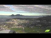 Boeing 737 take-off with beautiful view of Bodø, Norway