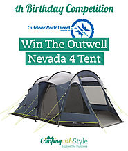 Win An Outwell Nevada 4 Tent In Our 4th Birthday Competition