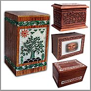 Wooden Urns for Human Ashes - Wood Cremation Funeral Urn, Online