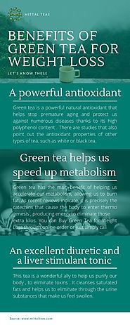 Benefits of Green tea for weight loss