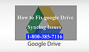 How to fix Google Drive sync Problem