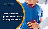 Best Treatment Tips For Lower Back Pain Quick Relief- Dr.Hitesh Khurana