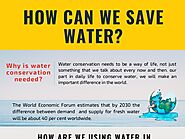 How Can We Save Water ?