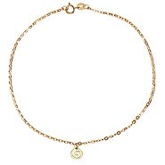 Buy Pretty Stunning Yellow Gold Anklet from Nehita Jewelry
