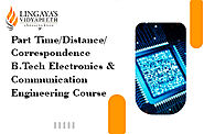 Part Time/Distance/Correspondence B Tech ECE Course - Guide 2021