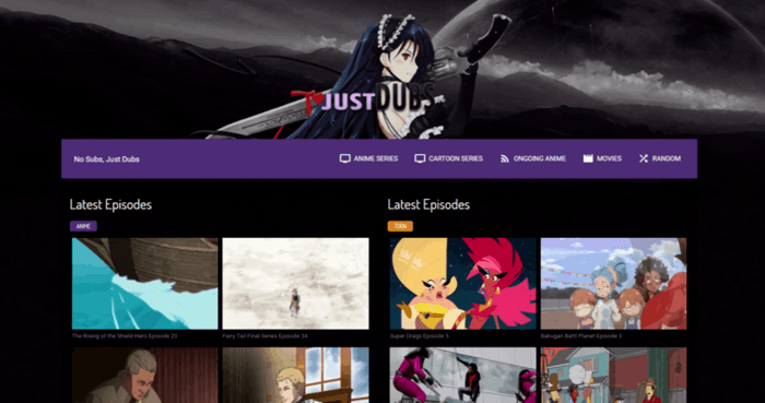 JustDubs - Watch Anime Online in High Quality