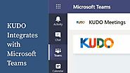 KUDO announces integration with Microsoft Teams