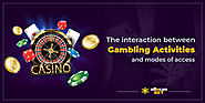 THE INTERACTION BETWEEN GAMBLING ACTIVITIES AND MODES OF ACCESS.