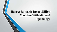 Insect Killer Machine | edocr