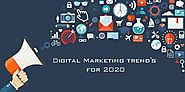 Digital Marketing trend's for 2020