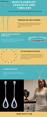 nehitajewelry - Turquoise And Coral Earrings, Citrine Birthstone and More - Nehita - Plurk