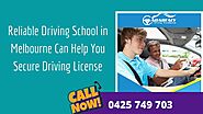 Reliable Driving School in Melbourne Can Help You Secure Driving License