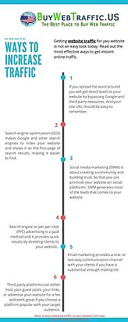 Different Ways to Increase Website Traffic
