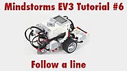Use the color sensor to follow a line: Mindstorms EV3 Tutorial