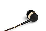Gold Black High Quality Earbuds with Free Shipping