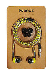 A Pack of Yellow Black Durable Earbuds