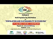 World-Renowned Environmentalists discuss 'Population and Sustainability in COVID Era '