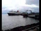 Oban ferry departs Craignure, isle of Mull, Scotland
