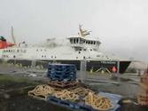 M.V. Finlaggan arrives in Ardrossan Irish berth for first time 30/4/2014
