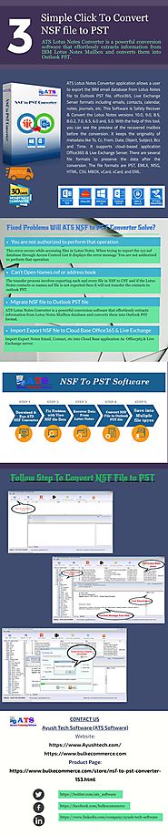 ATS NSF to PST Conversion tool