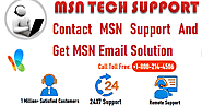 Contact MSN Support And Get MSN Email Solution