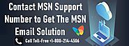Get in touch with MSN Support Number for MSN Email Solution - msnemail