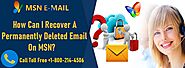 800-214-4506 How Can I Recover a Permanently Deleted Email on MSN?
