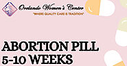 Abortion Pill 5-10 Weeks