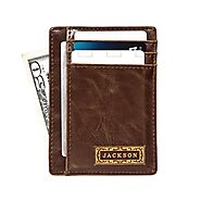 Personalized Front Pocket Leather Wallet - Classic | Swanky Badger