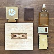 Groomsmen Gift Box - Vintage Rustic #1 by Swanky Badger