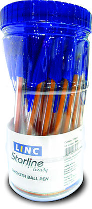 Best Smooth Writing Pens for your Exam - Linc Starline Trendy Ball Pen