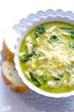 Pesto chicken soup
