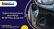 Typical Driving Lessons about Things TO DO When Brakes Fail