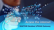 RAK7240 Outdoor LPWAN Gateway - Access the Internet