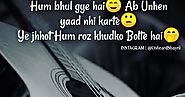 [2 Lines] Broken Heart Shayari in Hindi, image Status for Girlfriend