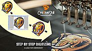 How to Digitize a Logo for Embroidery- Step by Step Digitizing - Embroidery Digitizing, Vector Art Conversion, Contra...