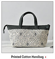 Printed Cotton Handbag