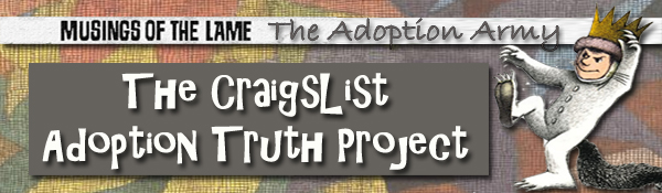 Headline for The Craigslist Adoption Truth Project