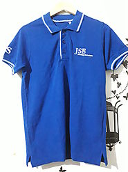 Customized Polo T-Shirt with Tipping by Taste of Fabric