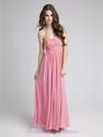 Empire Chiffon Strapless Draped Ankle-length Formal Dresses-AUD$ 158.69