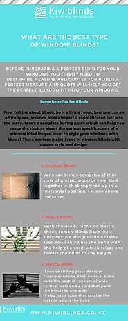 What are the best type of window blinds