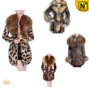 Women Leather Fur Coat CW148230 - cwmalls.com