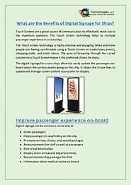 What are the Benefits of Digital Signage for Ships?