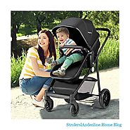 2 IN 1 BABY JOY BABY STROLLER BASSINET TO STROLLER CONVERTIBLE CARRIAGE DELUXE BLACK – Strollers Land Online