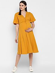 The "Twisted Knot" Dress – MomSoon Maternity and Nursing Wear