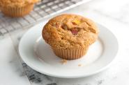 Vanilla Peach Muffins