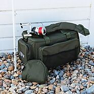 Insulated Fishing Bag and Reel Case Set