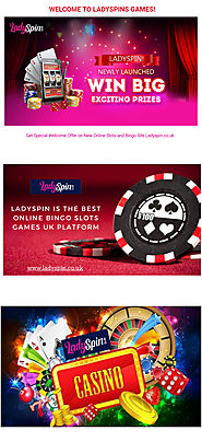 WELCOME TO LADYSPINS GAMES Infographic Template