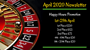 April 2020 Newsletter with Happy Hours Promotion- UK Online Bingo Slots