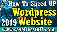 Wordpress Slow Loading Solution | How To INSTANTLY Speed Up Your WordPress Website 2019